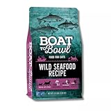 Boat to Bowl Wild Seafood Fish Recipe Adult Dry Cat Food | Made with MSC-Certified Sustainable Salmon | Rich Source of Omega-3s | 3.5 Lb Bag