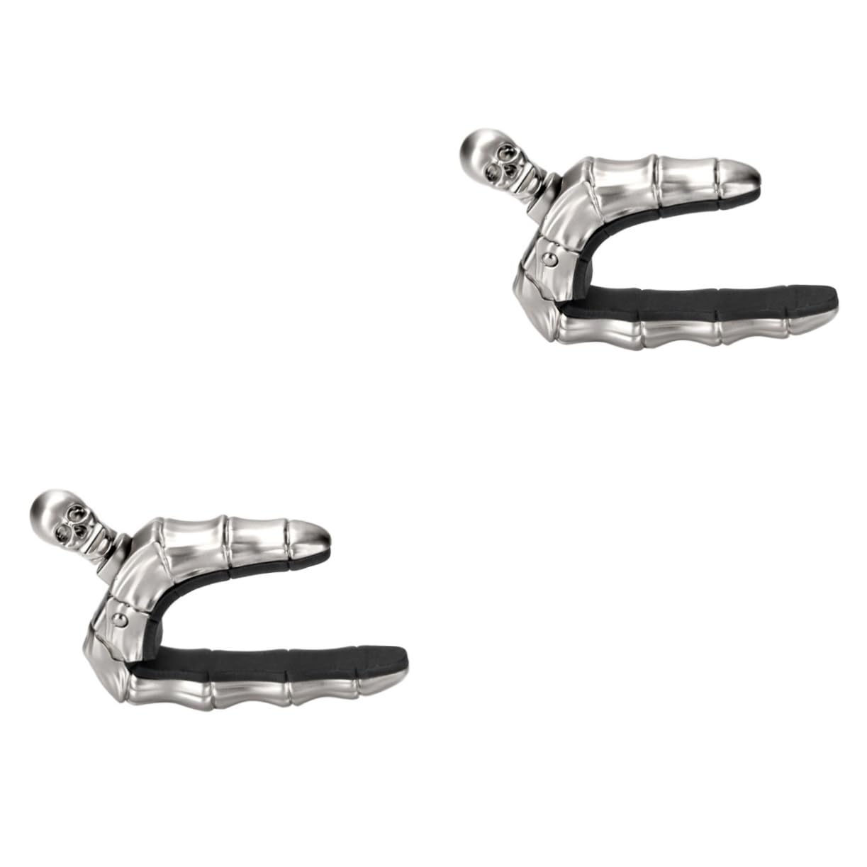 Toyvian 2 Piezas Capo para Guitarra Diseño Calavera Abrazadera y Ligera para Guitarra Ukelele Acústica y Eléctrica Accesorio Durable para Músicos