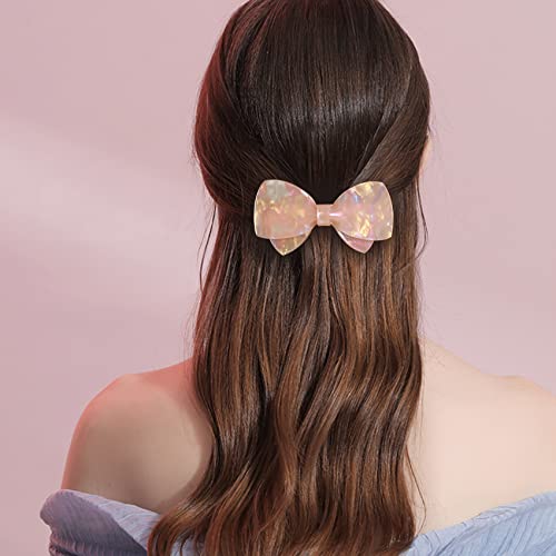 Jayongnee Clip Butterfly Barrettes For Women, Jelly Hair Clips For Thin Hair, French Design Hair Barrettes Clips For Girls Candy Bow Hair Clips Duckbill Hair Barrettes Pins Hair #TOP3