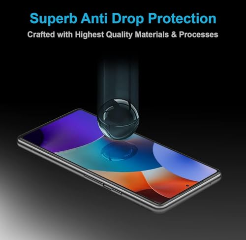 Image of Premium HD+ Tempered Glass Screen Protector Guard Compatible For Oppo F25 Pro 5G (6.7 Inch, Pack of 1) | Edge to Edge Coverage With Easy to installation kit for Smartphone