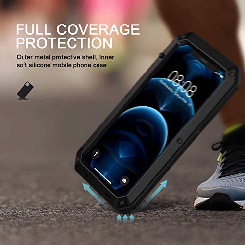 Coque iPhone 12 Pro Max métallique blindée protection intégrale - 4