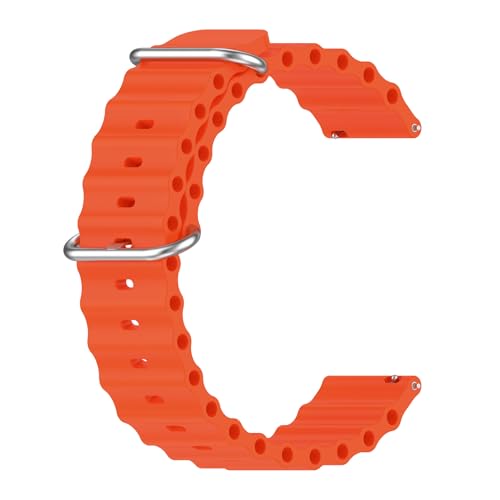 Correas de silicona naranja para reloj AGM miniatura 7