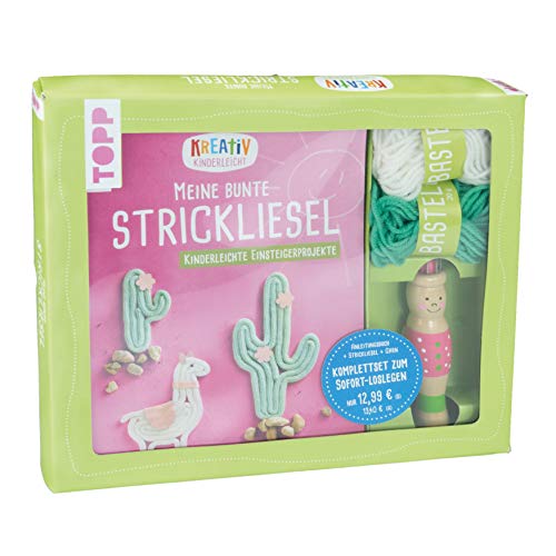 Kreativ-Set Meine bunte Strickliesel: Buch mit Grundlagen und einfachen Anleitungen (32 Seiten, 17 x Kreativ-Set Meine bunte Strickliesel: Buch mit Grundlagen und einfachen Anleitungen (32 Seiten, 17 x