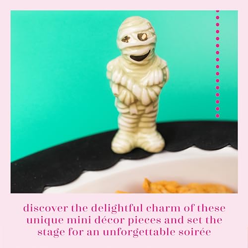 Image of Nora Fleming Mummy Dearest - Hand-Painted Ceramic Halloween Decor - Fall Minis for the Home and Office