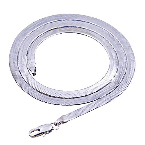 Collier maille plate pour femme aux finitions prestigieuses et éclatantes