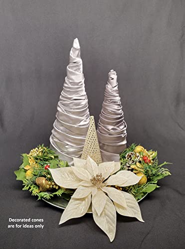 image for AllStellar Paper Mache Cones Open Bottom 17.87x5 in. Set of 3 (X-Large