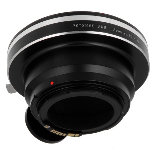 Fotodiox PRO FC10 Lens Adapter Compatible with Bronica GS-1 (PG) Lenses to EOS EF and EFS Mount Cameras - Includes Gen10 Focus Confirmation Chip