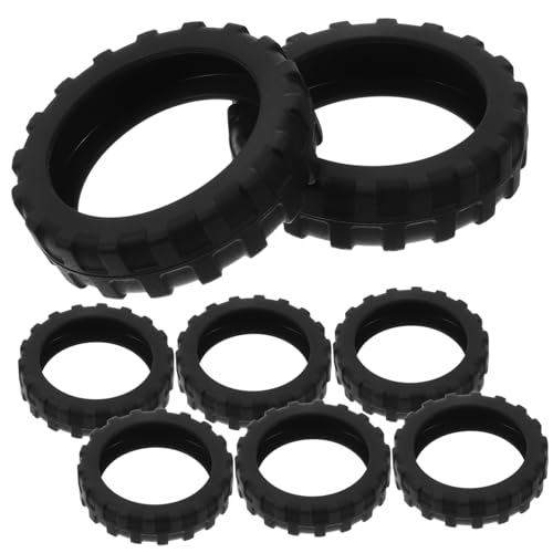 TENDYCOCO 8pcs Silicone Suitcase Wheel Covers Slip Noise-reducing Luggage Feet Protectors for Wheels and Practical Protection for Your Suitcase