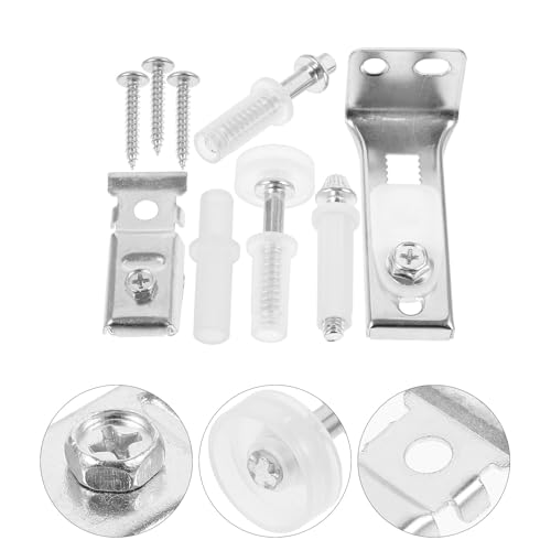 Kit de Reparación para Herrajes de Puertas Abatibles: Pivotes Superiores y Guía para Puertas Empotrables, para Armarios y Mejoras del Hogar miniatura 7