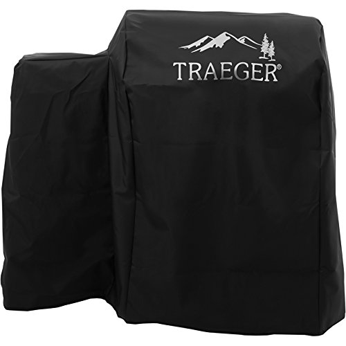 Preisvergleich Produktbild Traeger Allwetter-Abdeckhaube für Bronson 20, lang, schwarz mit Logo