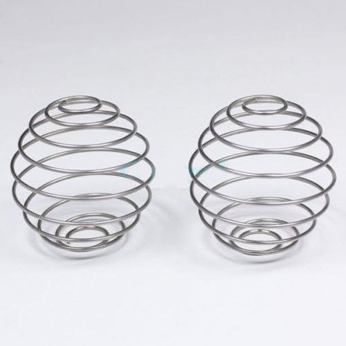 2pcs Stainless Blender Mixing Ball Shaker Bottle Cup Wire Whisk Protein Mixer