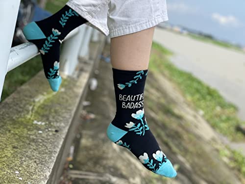 Image of | Gift Box 3 pairs | Inspirational Gifts for Women | Fun Socks | gifts for friends | cancer care gifts for women
