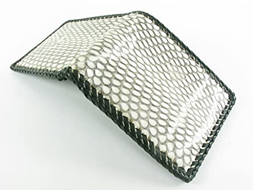 Genuine Cobra Snake Skin Leather Handmade Cowboy Bifold Wallet (Natural)4