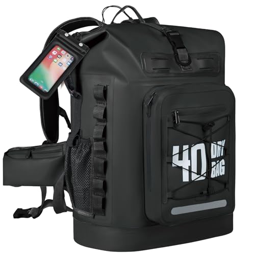 Image of MORXPLOR Dry Bag Waterproof,5L /10L /20L /30L /40L /55L Roll Top Dry Bag Backpack with WaterProof Phone Case for Swim,Kayak