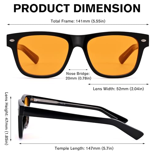Image of Pro Acme Blue Light Blocking Glasses for Woman Amber Gaming Glasses for Men Computer Glasses for Eyes Strain