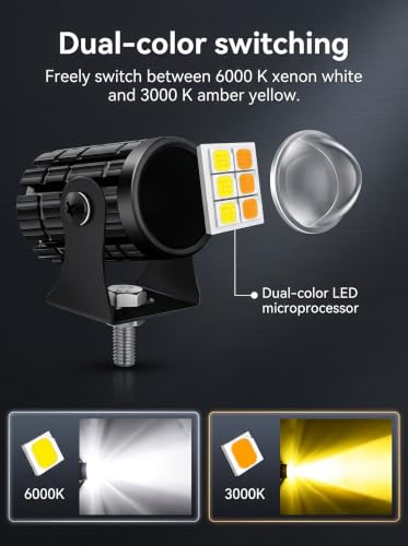 MAURIZEN POWERING TOMORROW MAURIZEN LED Dual Colour Fog Spotlight - Image 5