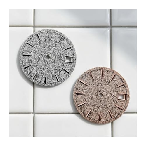 Cadran montre 29 mm finitions or rose argent de haute précision