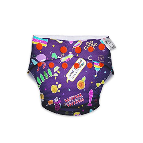 Image of Superbottoms NEW UNO Freesize Cloth Diaper Set of 3| Cloth diaper for babies 3M to 3Y | Washable & Reusable cloth diaper | Comes with cloth diaper insert | 3 Diaper and 3 Organic cotton Soaker