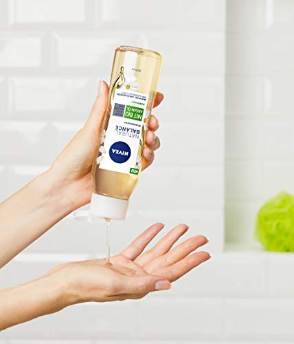 Duschgel ohne Mikroplastik von Nivea Natural Balance mit Jasmin und Bio Argan-Öl