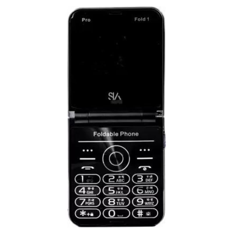 Sia PRO FOLD 2 Basic Keypad Mobile Phone 32 MB RAM | 6.1 cm (2.4 inch) Display | 0.3MP Rear Camera | 2000 mAh Battery (Blue, Black) (B0D2RLWJ7Q) Amazon Price History, Amazon Price Tracker