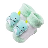 YYDSS Baby Socken Neugeborenes Baumwolle indoor Socken Weicher Bodensocken Schuhe Kleinkind Mädchen Bogen Anti Rutsch Socken Strümpfe Elegante Cartoon Bell Socken für 0-24 Monate