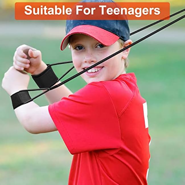 Skylety 3 Pcs Baseball Resistance Bands Youth & Adult Exercise Baseball Pitching Training Bands, 3 Levels 20/30/50 Lbs