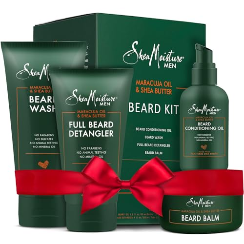 SheaMoisture Beard Kit for Men – Beard Wash, Conditioning Beard Oil,