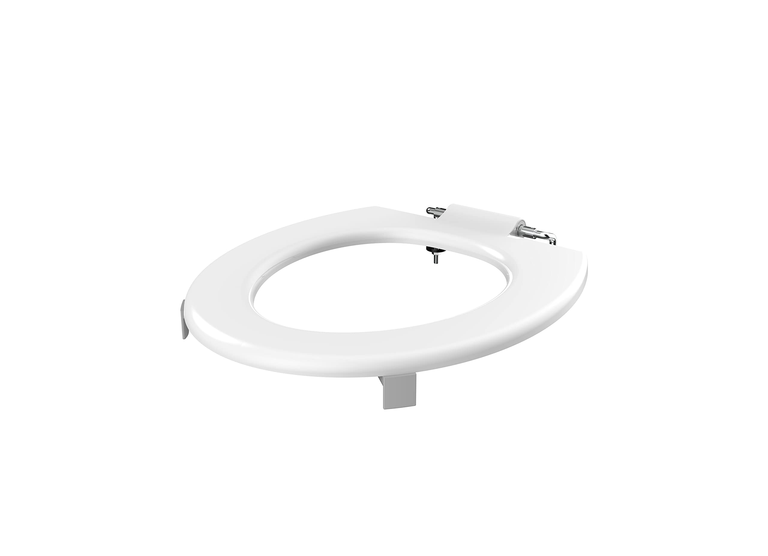 I.Care Heavy Duty Ring Seat White with Stainless Steel Hinges and Buffers