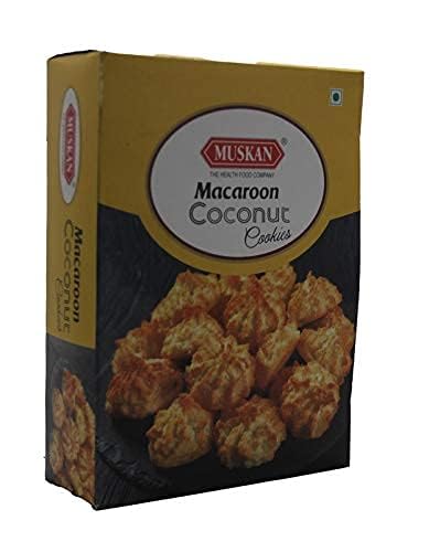 MUSKAN Macaron Coconut Cookies Handcrafted Delicious Taste Coconut Biscuits And Crunchy Soft Sweet With Fresh Vegetarian tea time Macaron Coconut Cookies [Pack of 20] 300g each (B0CWTZXNLL) Amazon Price History, Amazon Price Tracker