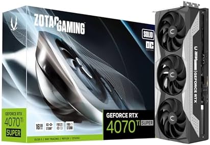 Amazon.com: ZOTAC Gaming GeForce RTX 4070 Ti Super Trinity Black 