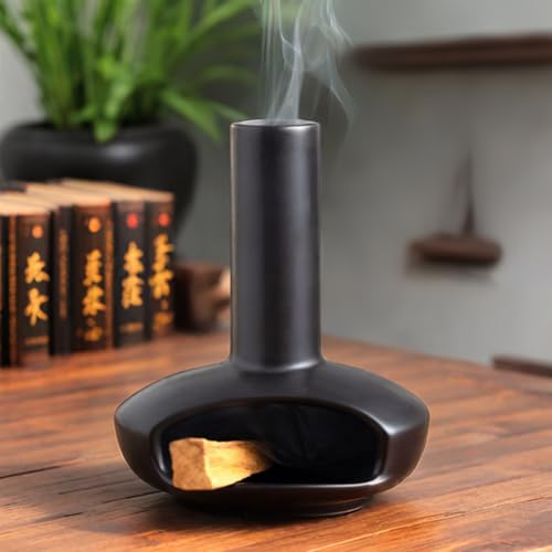 Handcrafted Mini Ceramic Chiminea Palo Santo Holder –