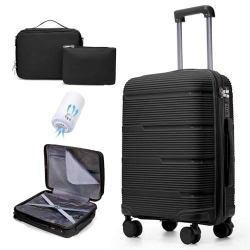 wepadre Vacuum Carry on Luggage 22x14x9 Airline Approved