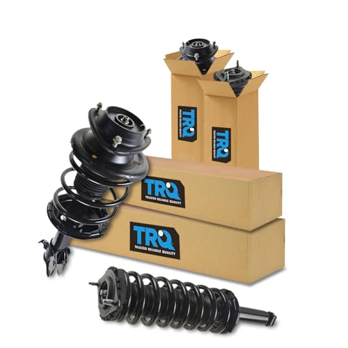 Image of TRQ Front and Rear Strut & Coil Spring Assembly Set Driver & Passenger Sides Compatible with 00-04 Subaru Outback