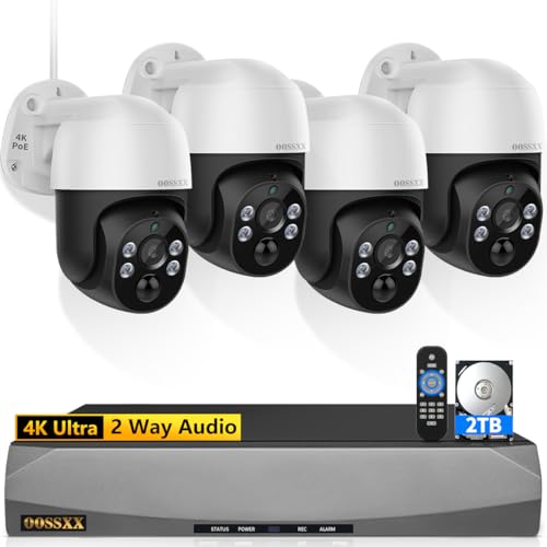 OOSSXX 4K PTZ PoE Wired System
