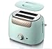 ZHIRCEKE - Tostapane a doppio slot automatico, mini colazione, tostapane riscaldato, macchina per la colazione a conduzione familiare