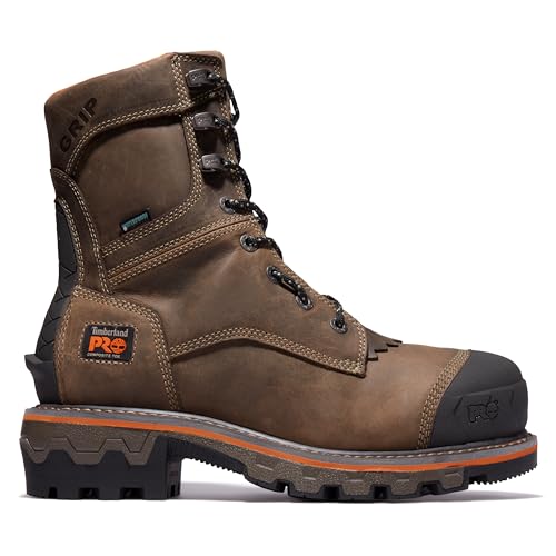 Timberland PRO Timberland PRO Men's Boondock HD Logger 8 Inch Composite Safety Toe Waterproof Industrial Work Boot, Turkish Coffee-2024 NEW, 10.5M