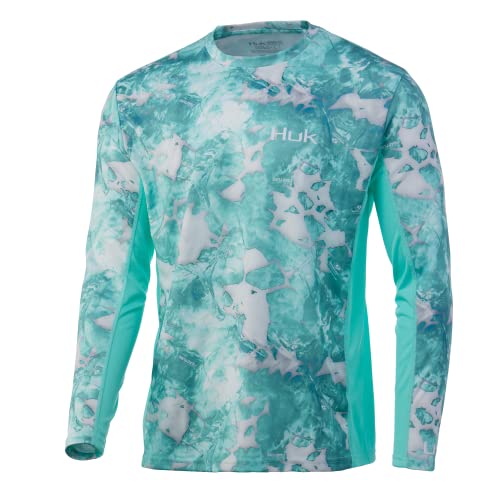 Image of HUK Men's Icon X Long Sleeve Shirt, Performance Fishing Shirt