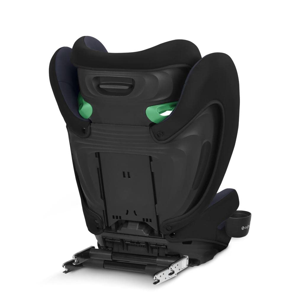 CYBEX Silver Seggiolino Auto Solution B2 i-Fix, Con Porta Bevande, Per Auto Con o Senza ISOFIX, Da 15 a 50 kg circa, Da circa 3 a 12 Anni, Bay Blue (Blu)