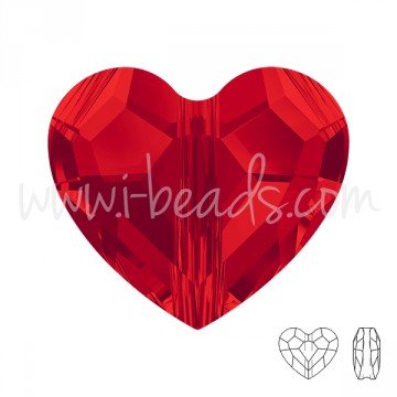 I-Beads Swarovski 5741 Love Bead Light Siam 12 mm (1)