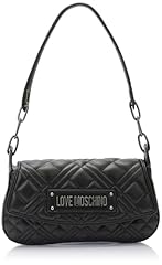 Idea Regalo - Love Moschino, BORSA A SPALLA Donna, Nero, Taglia unica