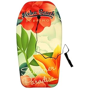 Rammento 84 cm Boogie Board Bodyboard Surf Board Float Kinderen/Volwassenen & Lijn Plug