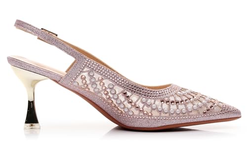 Image of VenusCelia Women's Charming Lady Slingback Pump Shoe