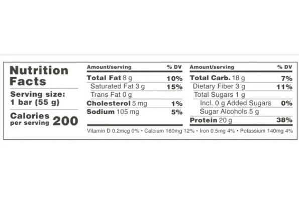 Bareballs Protein Bars with 20g High Protein, 1.9oz Bars, Salty Peanut - 4 Count