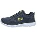 Skechers Herren Burns-agoura Sneakers, Charcoal Lime, 44 EU