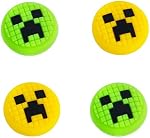 TIKOdirect Cute Thumb Grip Caps Compatible with Switch Joy-con/Switch OLED/Switch Lite, Kawaii Joystick Cap Grip 4PCS Soft Silicone Protective Ergonomic Button Cover, Green