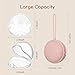 Smlpuame 4 Pack Pacifier Holder Case Set,2 Silicone Portable Pacifier Cover Pouch Bag for Diaper Bags Baby Carriage with 2 Transparent Pacifier Storage Container Box,Easy to Clean,Boho(Green+Pink)