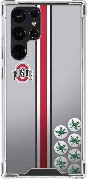 Skinit Clear Phone Case Compatible with Galaxy S24 Ultra - Officially Licensed Ohio State University Buckeyes Design