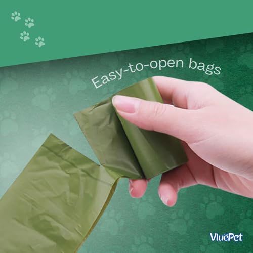 Image of Biodegradable Dog Waste Bags | Unscented, Highly Flexible, Non-Toxic, Leak Proof Pet Poop Bags | 120 Count with Free Dispenser