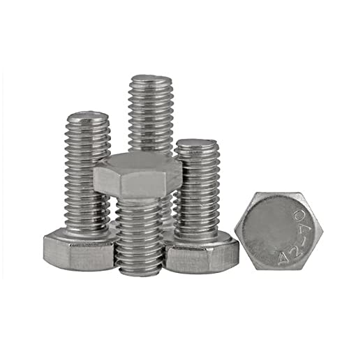 Perno hexagonal M10 de acero inoxidable 304 con rosca completa de precisión 3