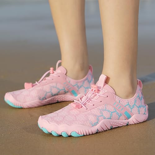 Image of Hike Barefoot Shoes for Women Men, Pro Barefoot Shoe with Wide Toe Box for Hiking, Walking, Swimming, Non-Slip Breathable Lightweight Water Shoes Unisex